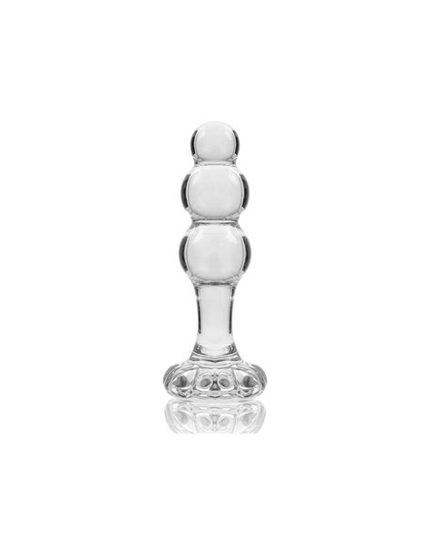 Plug Anal en Verre Borosilicate Modèle 1 Clair Nebula Plug anal