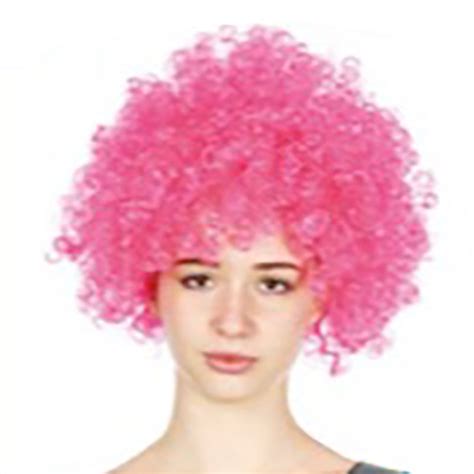 Afro Wig Hot Pink Sydney Costume Shop