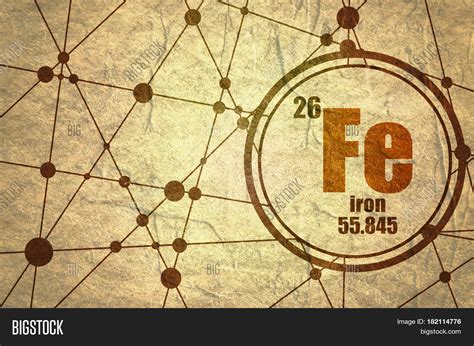 Iron Chemical Element Image And Photo Free Trial Bigstock