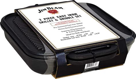 Amazon Jim Beam In Cast Iron Skillet With Double Sided Griddle