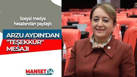 Arzu Aydin Dan Te Ekk R Mesaji Man Et