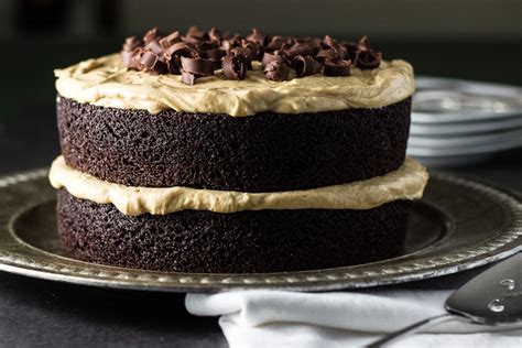 Chocolate Layer Cake With Creamy Peanut Butter Frosting The Beach