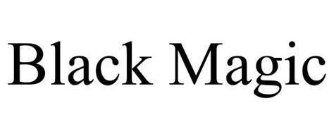 Black Magic The Sugar Art Trademark Registration