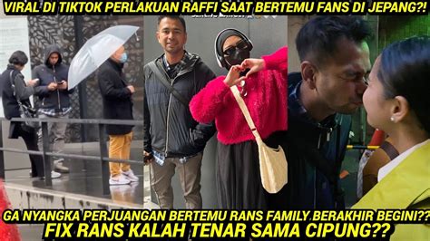 GA SENGAJA BERTEMU RAFFI DI JEPANG FANS RANS INI GA NYANGKA BAKAL