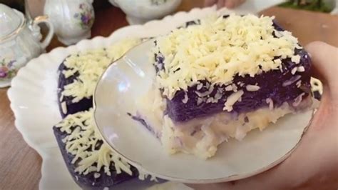 How To Make Cheesy Ube Maja Blanca