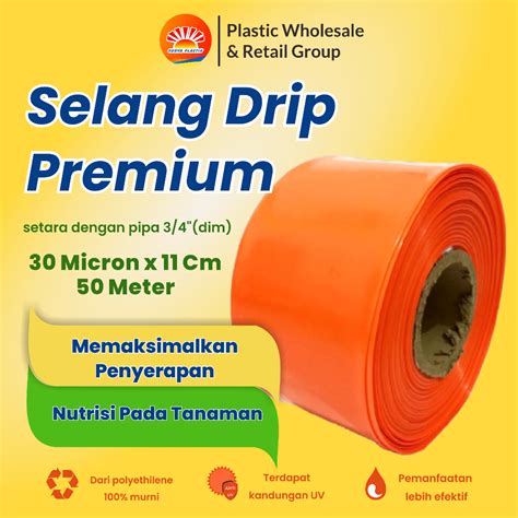 Jual Selang Drip Premium Micron Dim Meter Pipa Inch