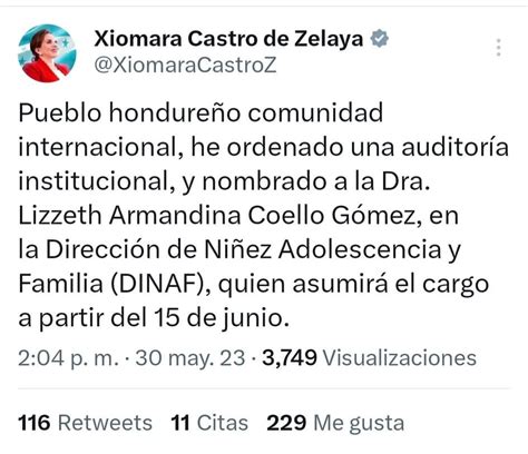 Tphonduras On Twitter Tpinformativo Presidenta Xiomara Castro Nombra