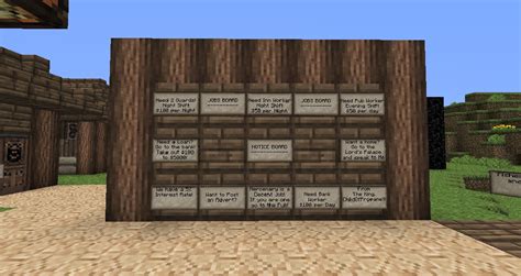 How To Make A Notice Board In Minecraft At Ruth Walsh Blog