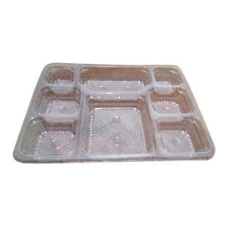 Plastic Rectangular 8 Compartment Disposable Plate At Rs 3 17 Piece In