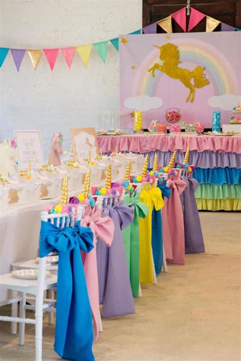 Kara S Party Ideas Pastel Rainbow Unicorn Birthday Party Kara S Party Ideas