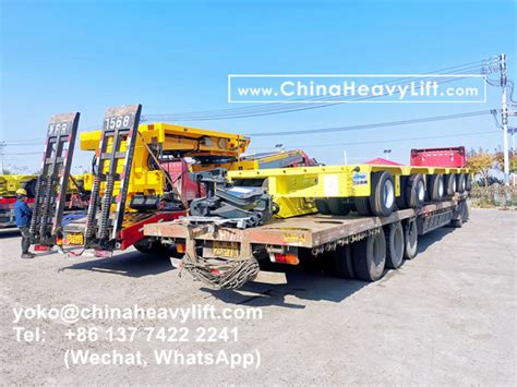 China Heavy Lift Manufacture Units Hydraulic Gooseneck And Axle