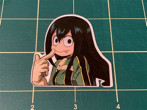 Froppy Tsuyu Asui Sticker Inkjet On Printable Vinyl Etsy