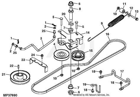 Inch John Deere Sabre Deck Belt Diagram John Deere Sab