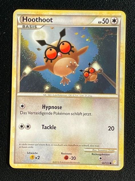 Hoothoot Pok Mon Heart Gold Soul Silver Kaufen Auf Ricardo