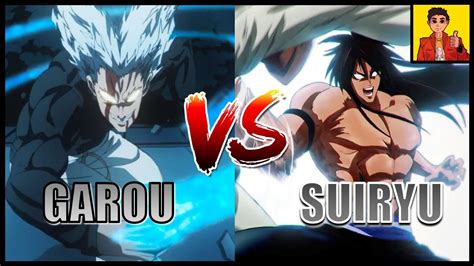 Garou Vs Suiryu One Punch Man Youtube