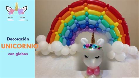 Unicornio Con Globos Muy F Cil Unicorn On Balloons Youtube