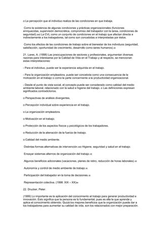 Calidad De Vida Laboral Pdf