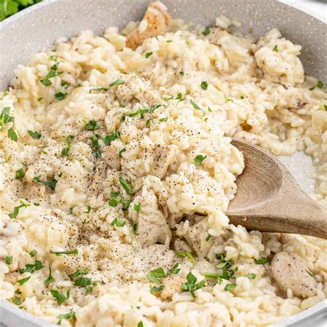 Creamy Chicken Risotto Recipe