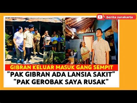 Dari Gang Ke Gang Tinjau Bantuan Rumah GIBRAN Dilapori LANSIA Sakit