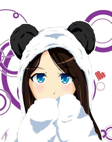 panda anime girl