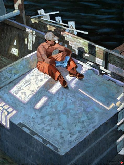 Down By The Pier By Paul Schulenburg Oil X Art Of Man Art