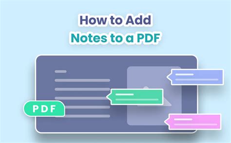 How To Add Notes To A Pdf