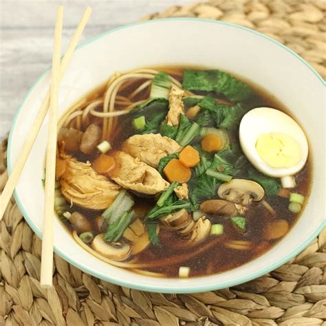 Ramen Noodle Soup Ramen Soep Recept Ramen Soep En Clean Eating Snacks