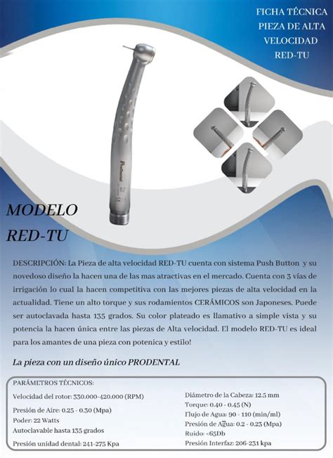 Turbina De Alta Velocidad Red Tu Prodental Dental Store Group