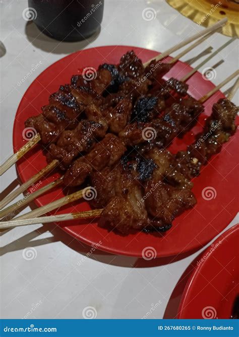 Satay Authentic Indonesian Food Stock Image - Image of meal, authentic ...