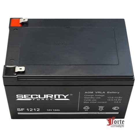 Аккумулятор security force sf 1212