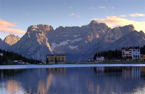 Lago Di Misurina Belluno Dolomiti Veneto Italia Foto Matteo Ingrosso