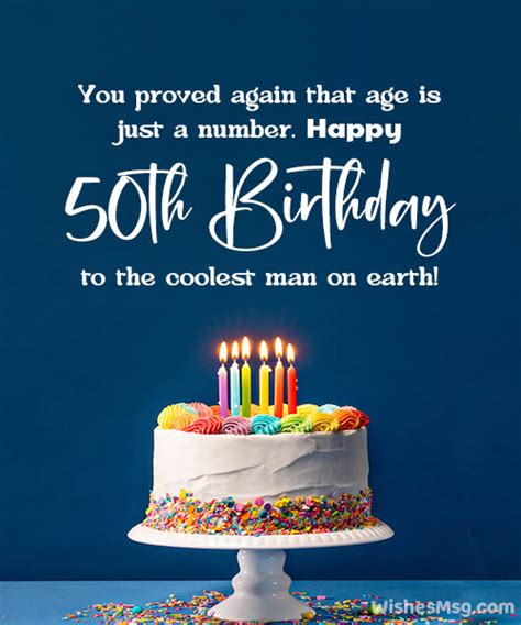 Happy 50th Birthday Wishes Messages Best Wishes 46 Off