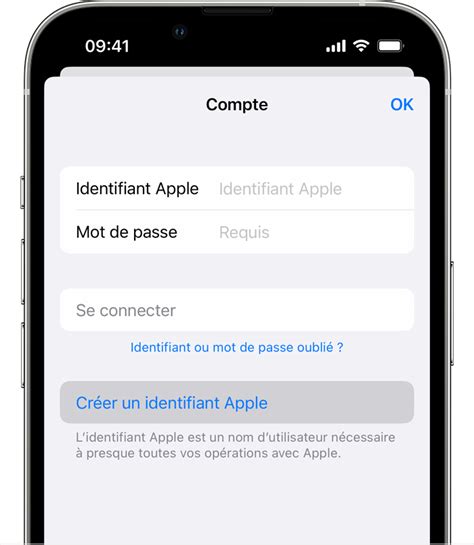 Cr Er Un Identifiant Apple Assistance Apple Fr