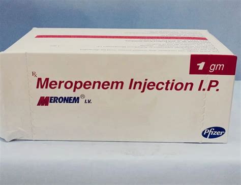 Meronem Injection 1gm At Rs 1250 Vial Dariya Ganj Delhi ID