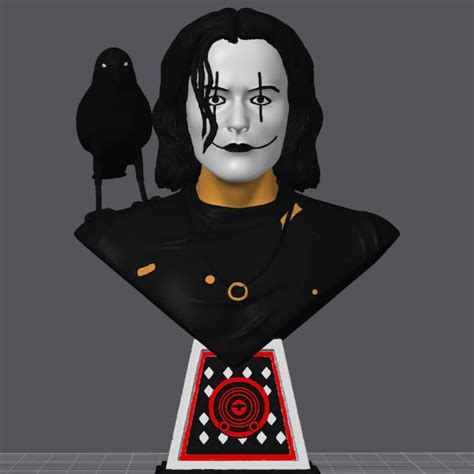 Brandon Lee The Crow Stl Etsy