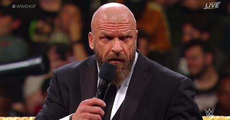 Triple H Fires Shots At All Elite Wrestling During Wwe Hall Of Fame