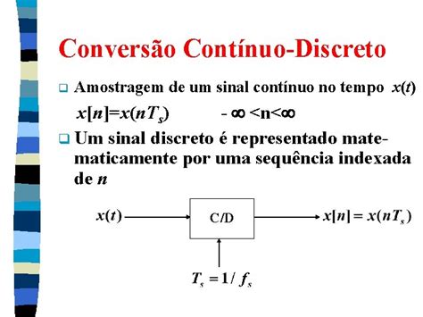 Transformada De Fourier E Amostragem De Sinais Processamento