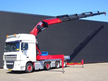 Tracteur Routier Daf Xf X Hmf Tm Crane Tractorunit