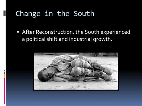 Ppt Reconstruction And The New South 1865 1896 Powerpoint Presentation Id2103157