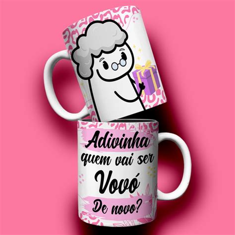 Arte Caneca An Ncio Gravidez Adivinha Quem Vai Ser Vov Elo