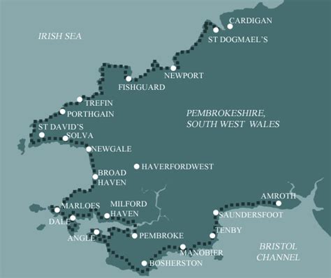 Pembrokeshire Coast Path Map – Map Of The World