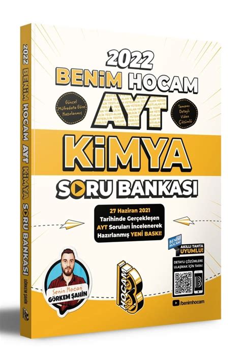 Benim Hocam Yay Nlar Ayt Kimya Tamam Video Z Ml Soru Bankas