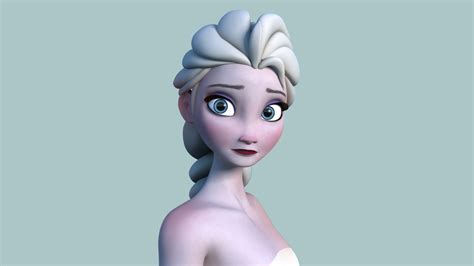 Frozen Elsa 3d Model By Myvoltex21 On Deviantart