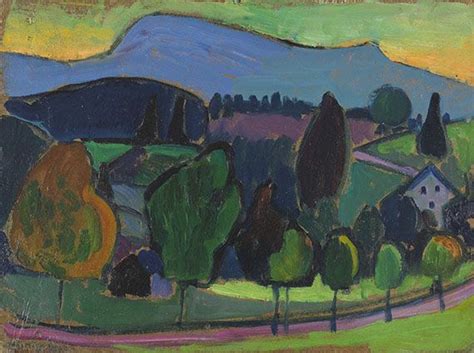 Gabriele Münter Der blaue Berg Kunst in der natur Landschaftskunst