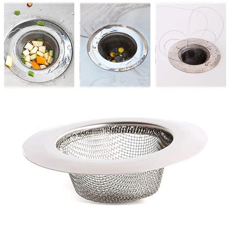 Rosenice Non Magnetic Stainless Steel Round Basket Strainer Mesh Sink