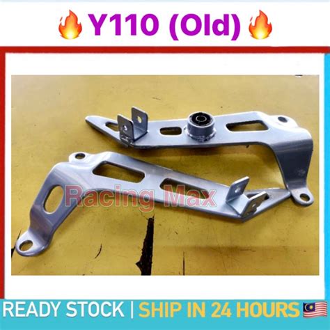 Yamaha Y110 Old Rear Footrest Bracket Set Foot Rest Hodler Stay Pijak Kaki Breket Y110ss Ss110