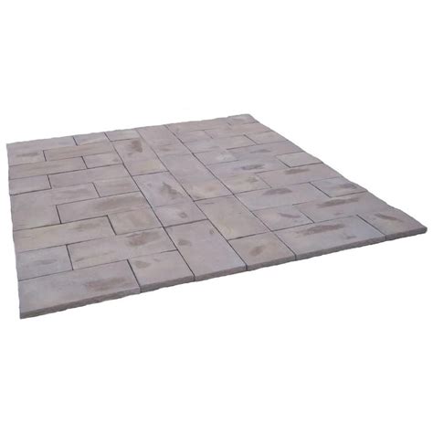 Natural Concrete Products Co Sq Ft Concrete Rundle Stone Brown