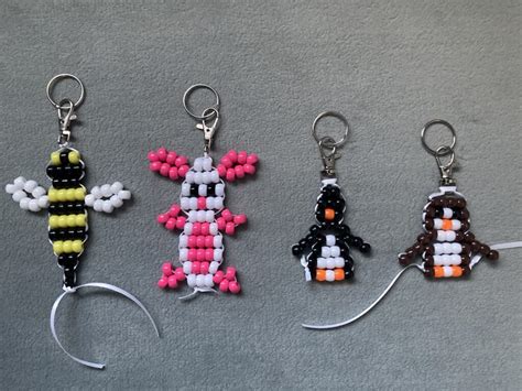 Bead Animal Keychain Designs By Mya