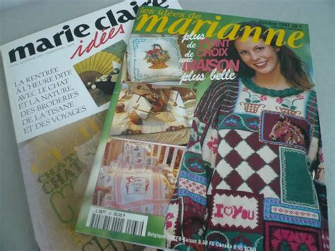 LOT LES IDEES De Marianne Point De Croix Et Marie Claire Idee No 50 EUR