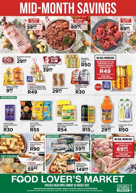 Food Lovers Market Promotional Leaflet Valid From To